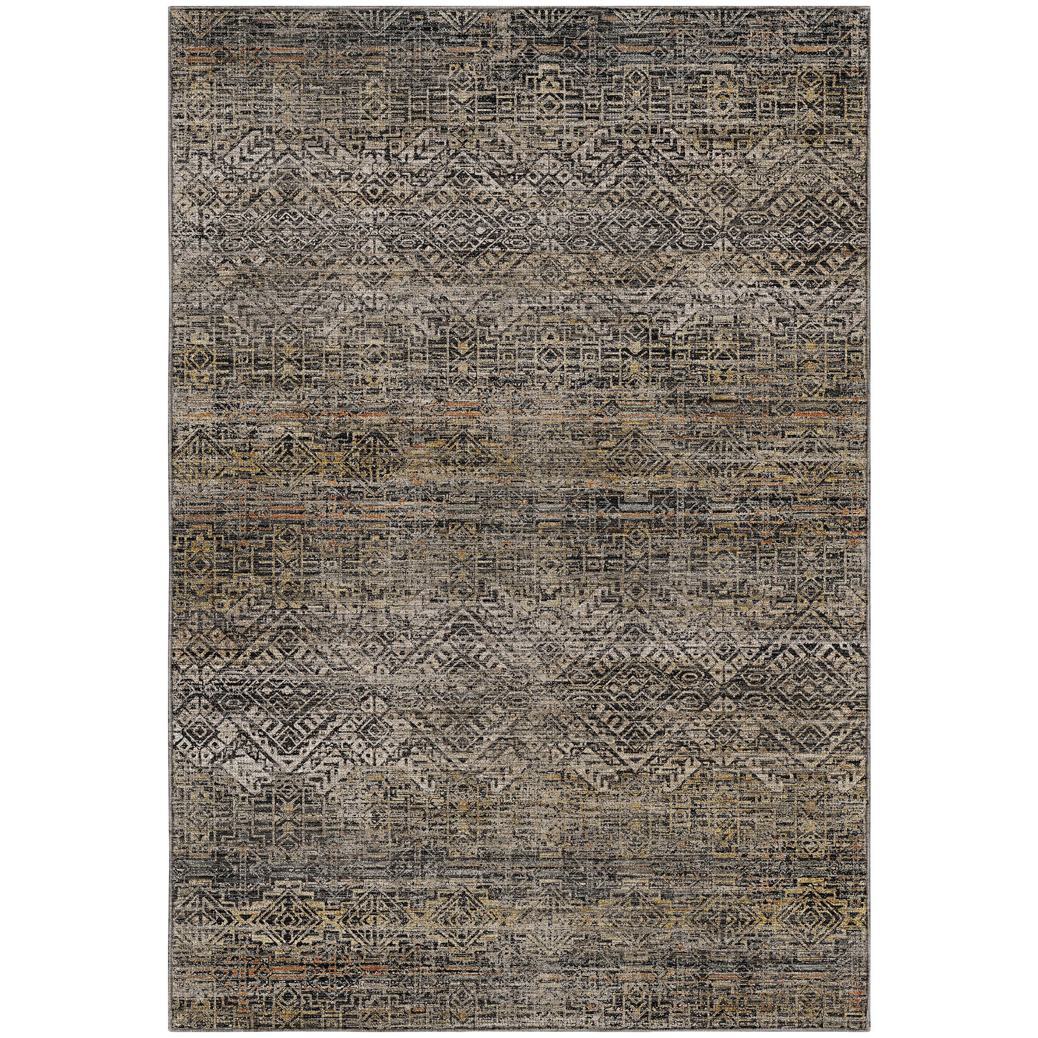 Dalyn Rugs Vico Black Transitional Machine Made Rug – Atlanta Designer Rugs
