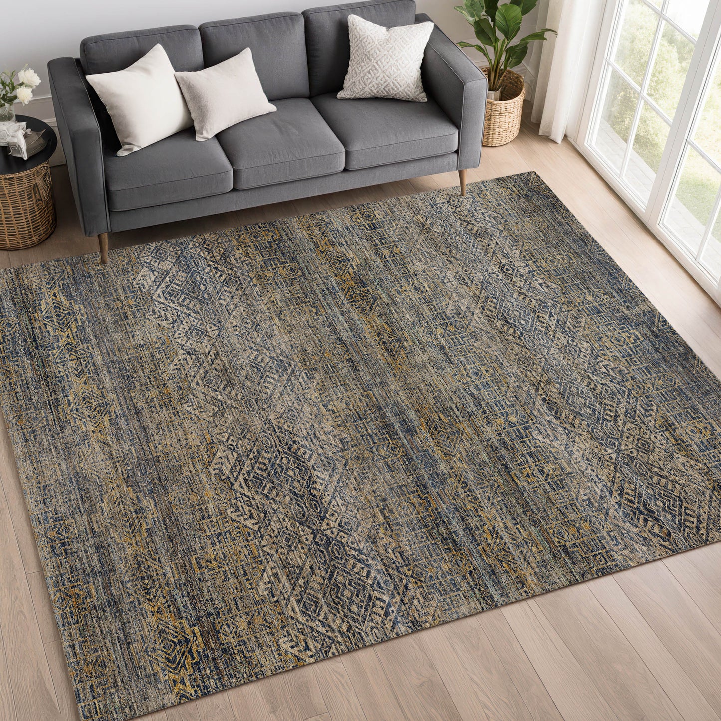Dalyn Rugs Vico  Navy  Transitional