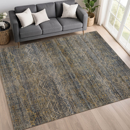Dalyn Rugs Vico  Navy  Transitional