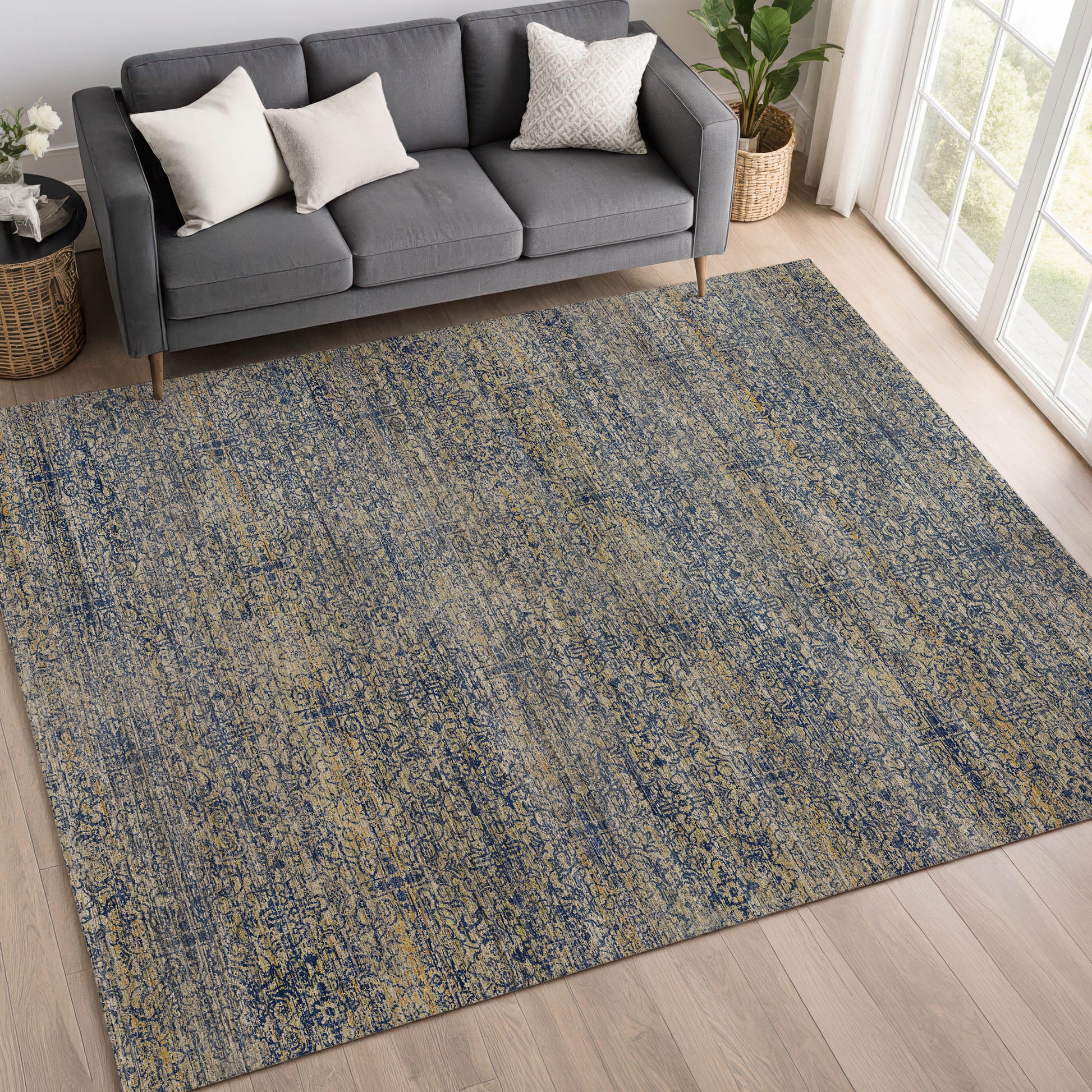 Dalyn Rugs Vico  Navy  Transitional