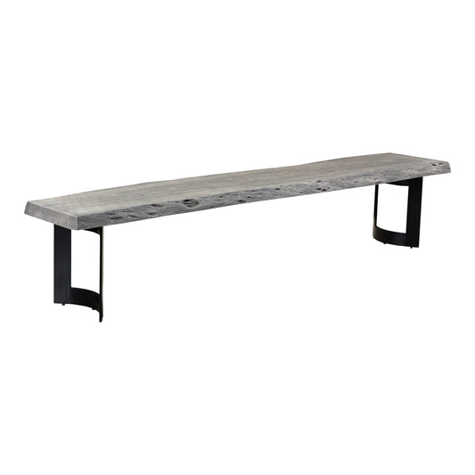Moes Home Benches Bent Grey Industrial Furniture