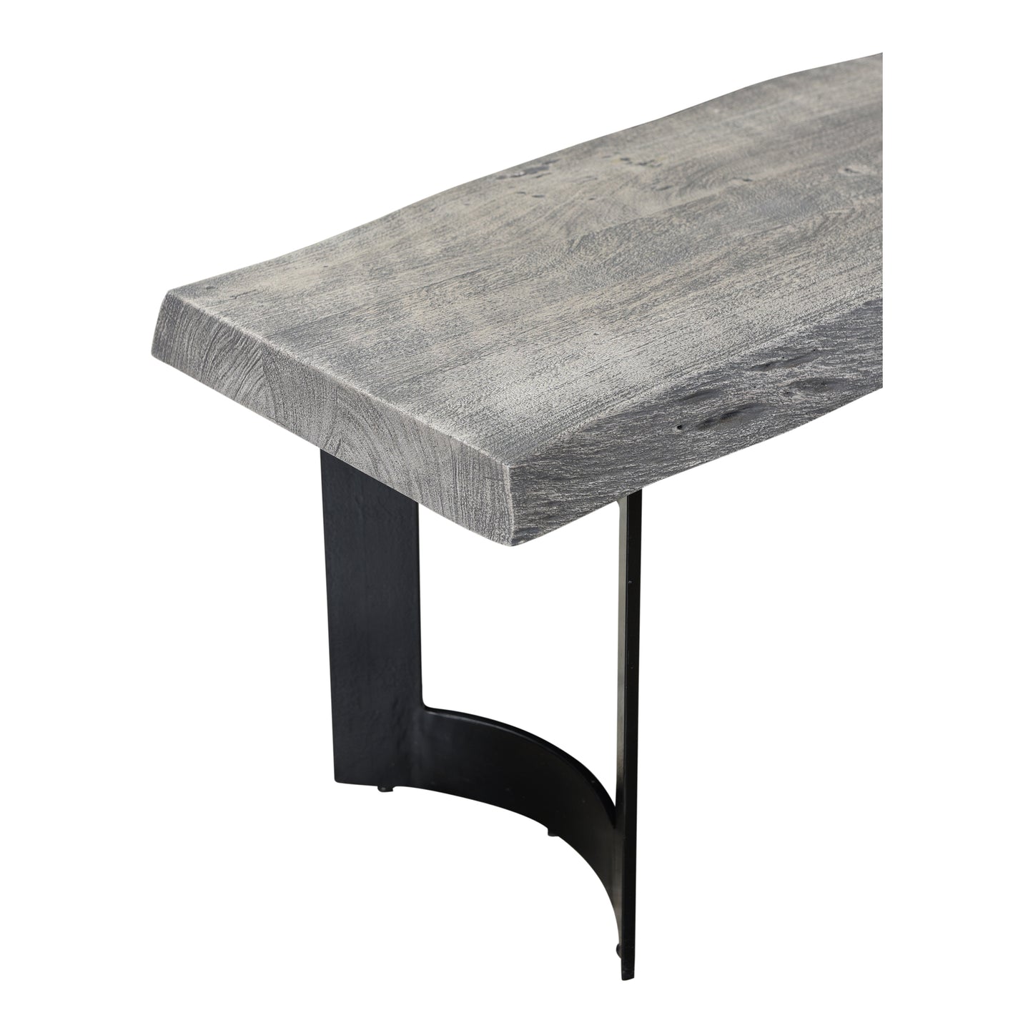 Moes Home Benches Bent Grey Industrial Furniture