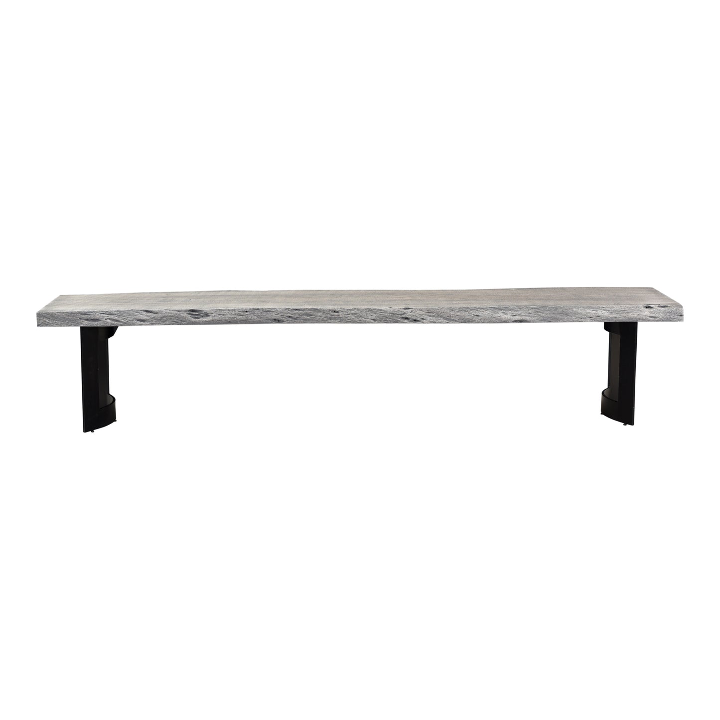 Moes Home Benches Bent Grey Industrial Furniture