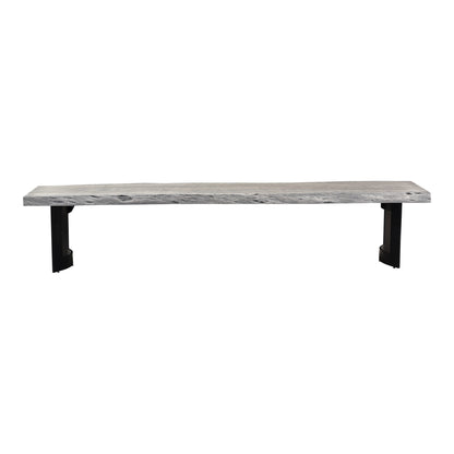 Moes Home Benches Bent Grey Industrial Furniture