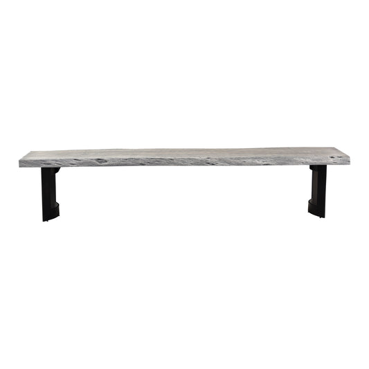 Moes Home Benches Bent Grey Industrial Furniture