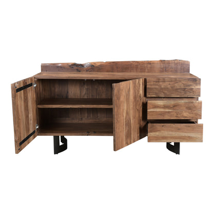 Moes Home Sideboards Bent Natural Industrial Furniture