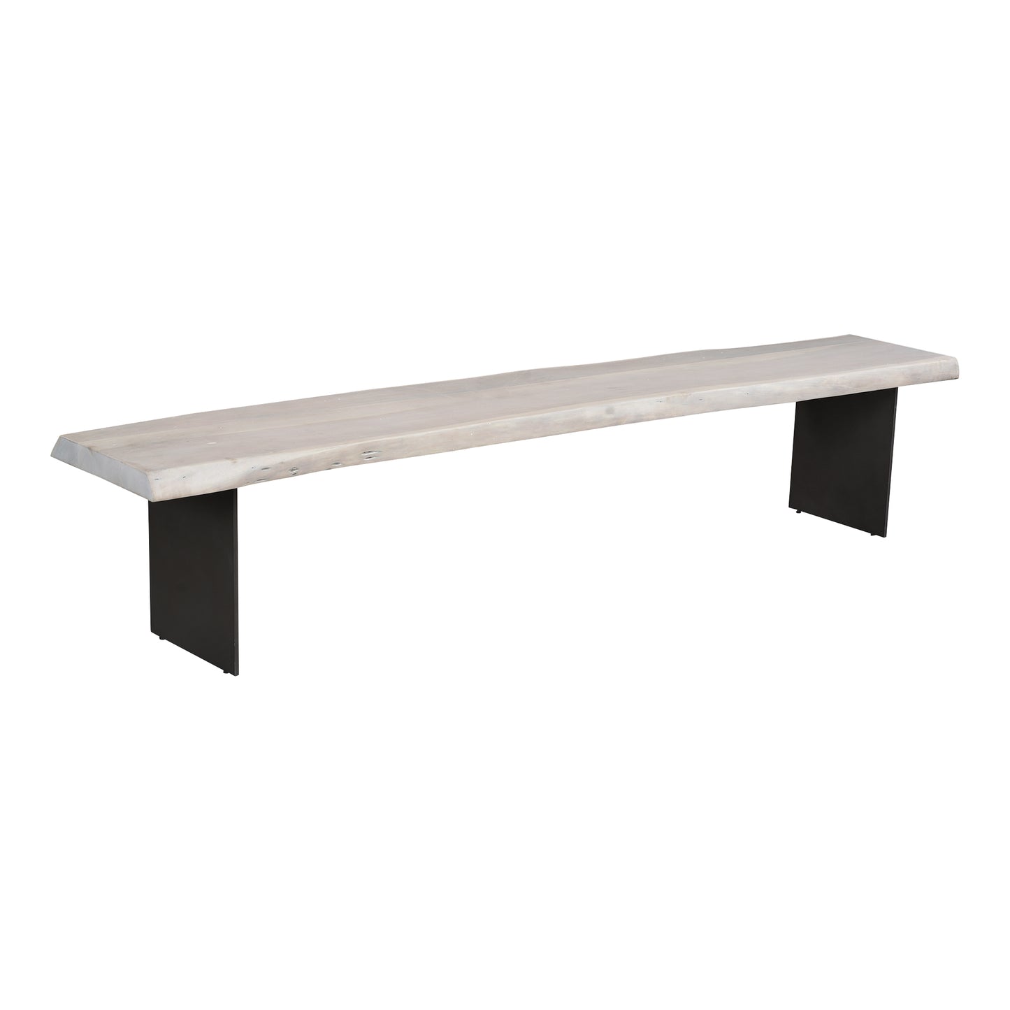 Moes Home Benches Evans White Industrial Furniture