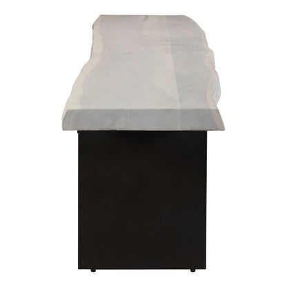 Moes Home Benches Evans White Industrial Furniture