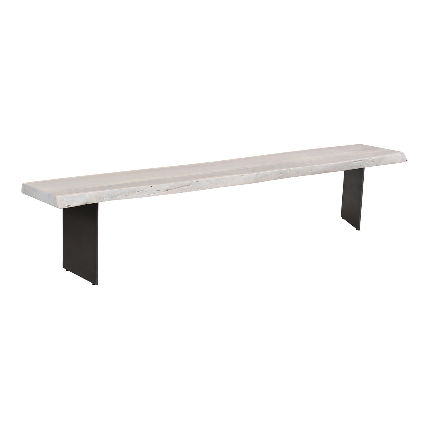 Moes Home Benches Evans White Industrial Furniture