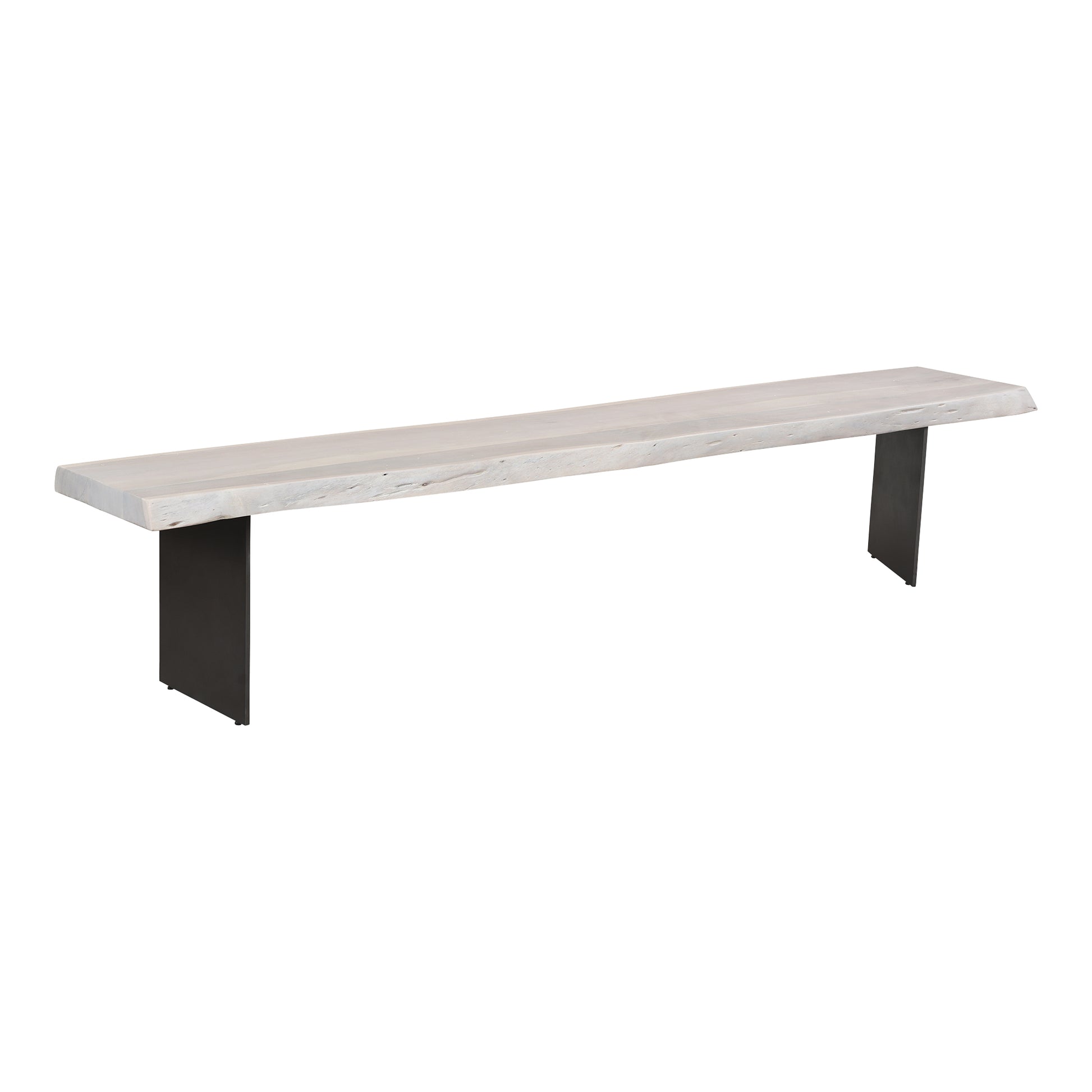 Moes Home Benches Evans White Industrial Furniture