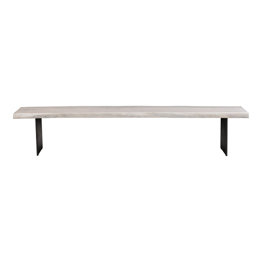 Moes Home Benches Evans White Industrial Furniture