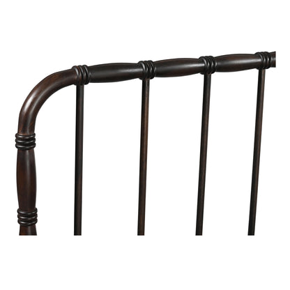 Moes Home Beds Vivian Brown Contemporary Furniture Rug