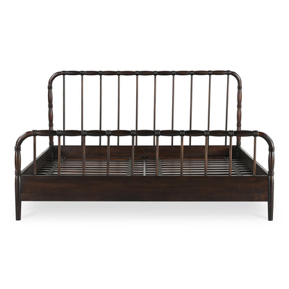 Moes Home Beds Vivian Brown Contemporary Furniture Rug