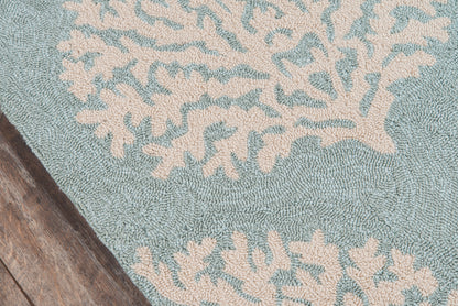 Momeni Veranda  Blue  Contemporary