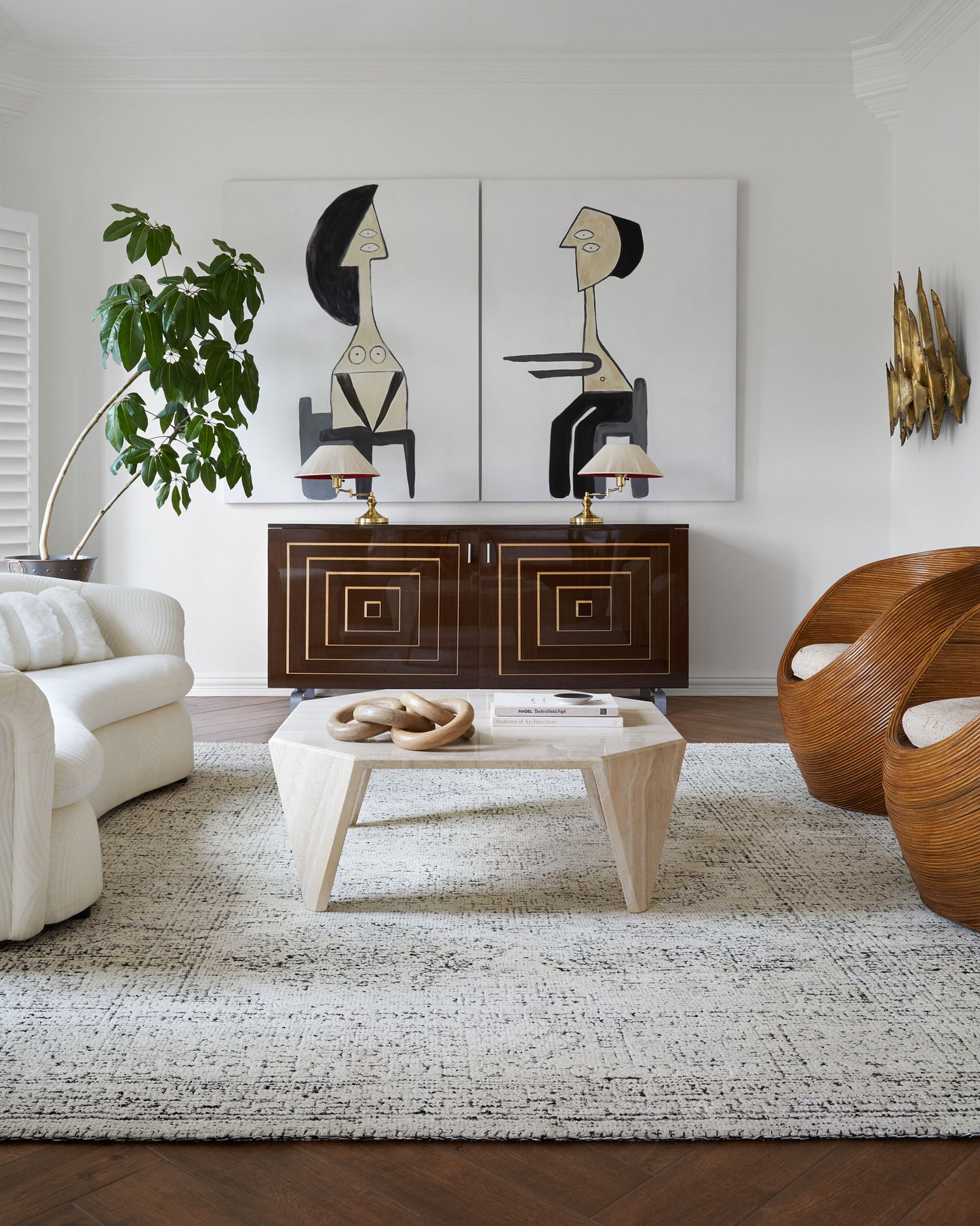 Loloi Vestige  White Black Transitional