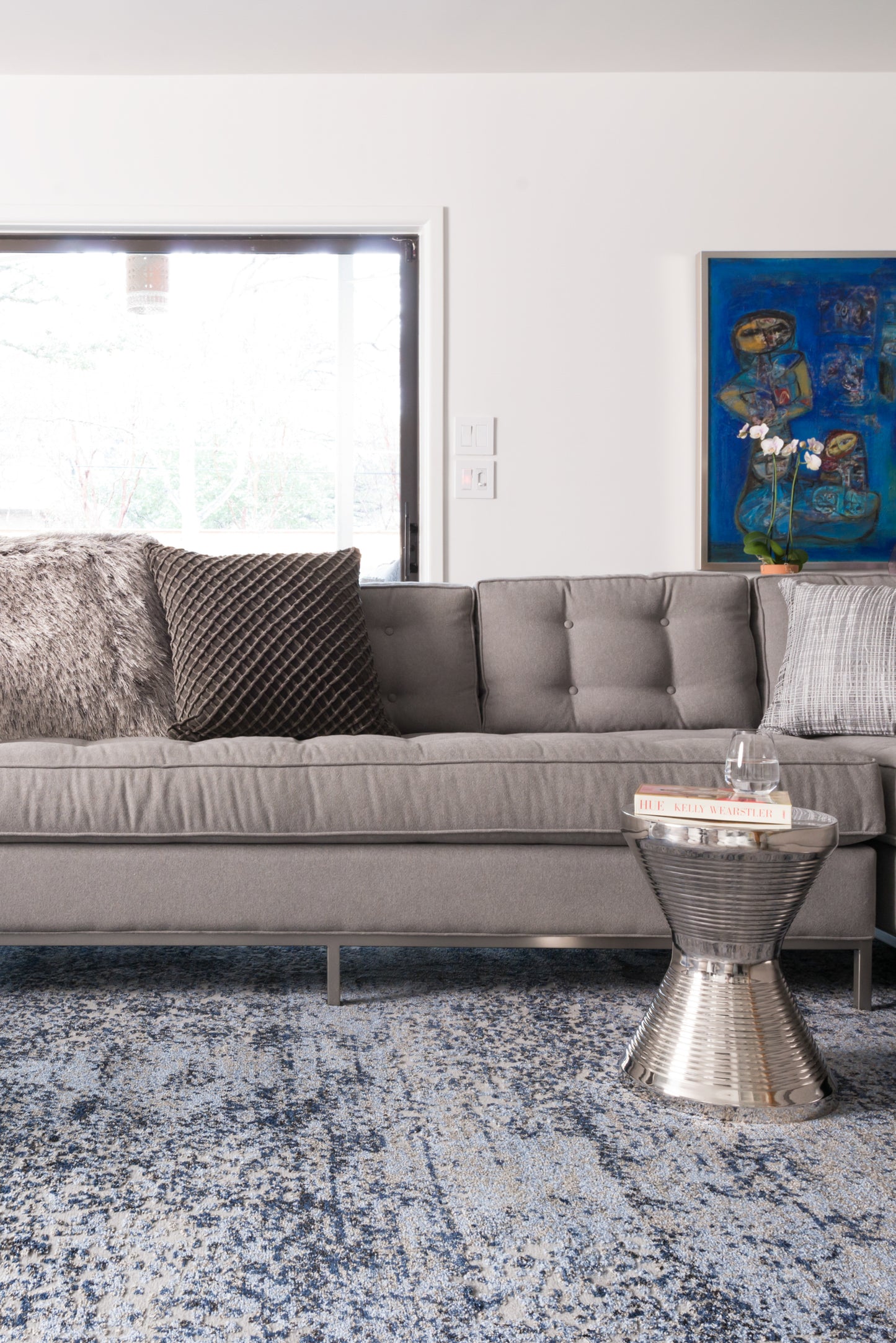 Loloi Viera  Lt.Blue Grey Contemporary