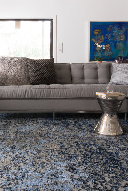 Loloi Viera  Grey Navy Contemporary