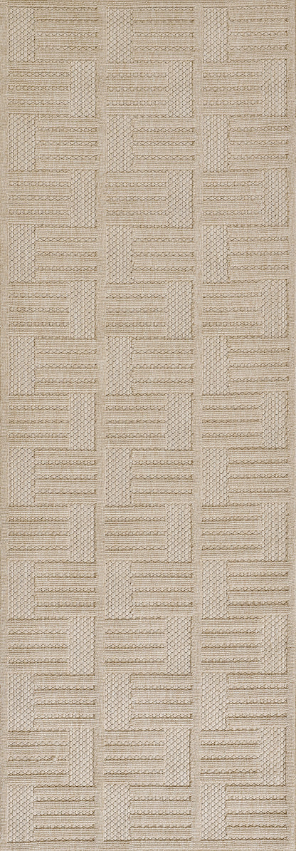 Momeni Vines  Beige  Contemporary