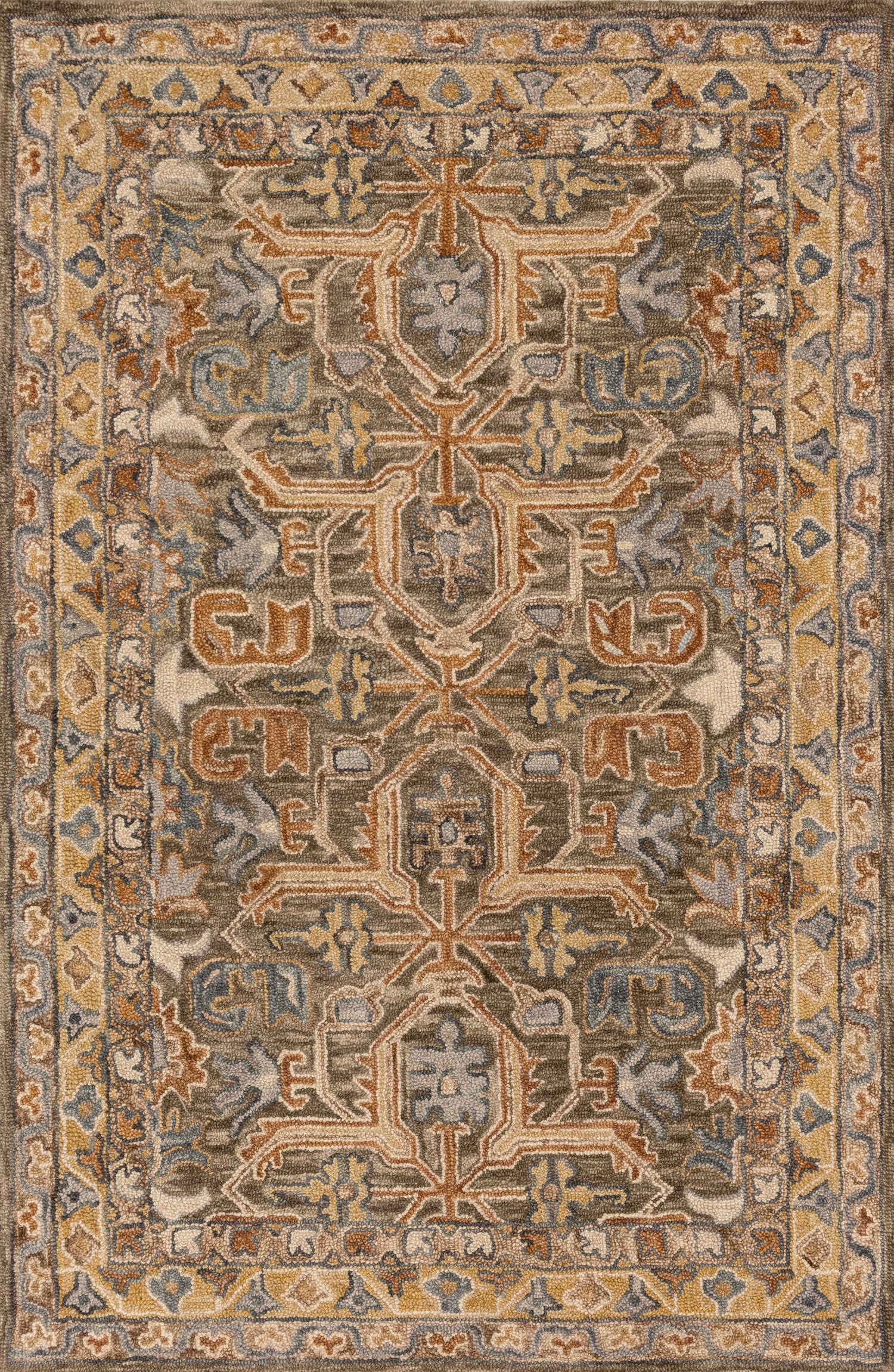 Loloi Victoria  Walnut Multi Traditional