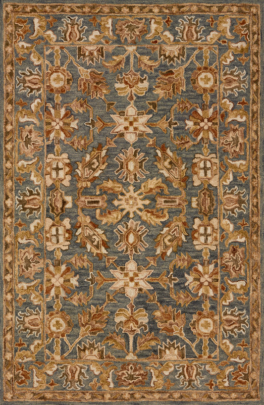 Loloi Victoria  Slate Slate Traditional