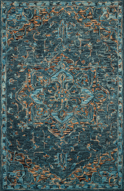 Loloi Victoria  Teal Multi Traditional