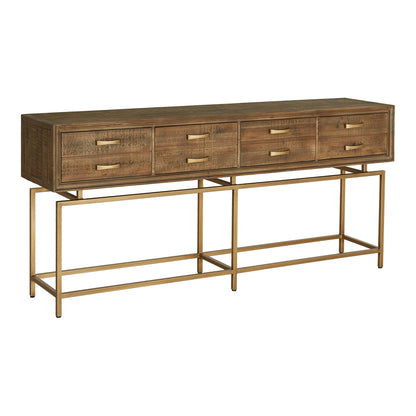 Moes Home Console Tables ANNECY Natural Art Deco Furniture