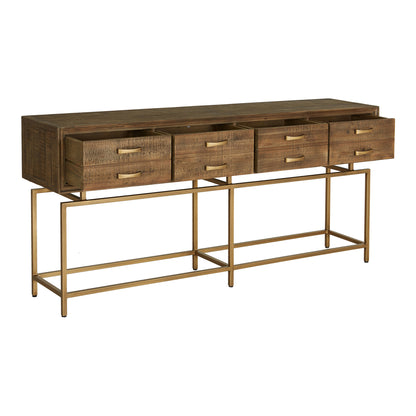 Moes Home Console Tables ANNECY Natural Art Deco Furniture