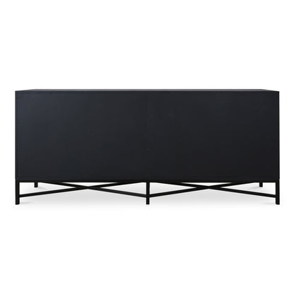 Moes Home Sideboards MAKO Black Art Deco Furniture