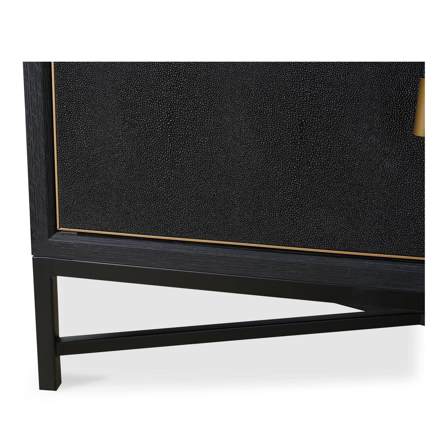 Moes Home Sideboards MAKO Black Art Deco Furniture