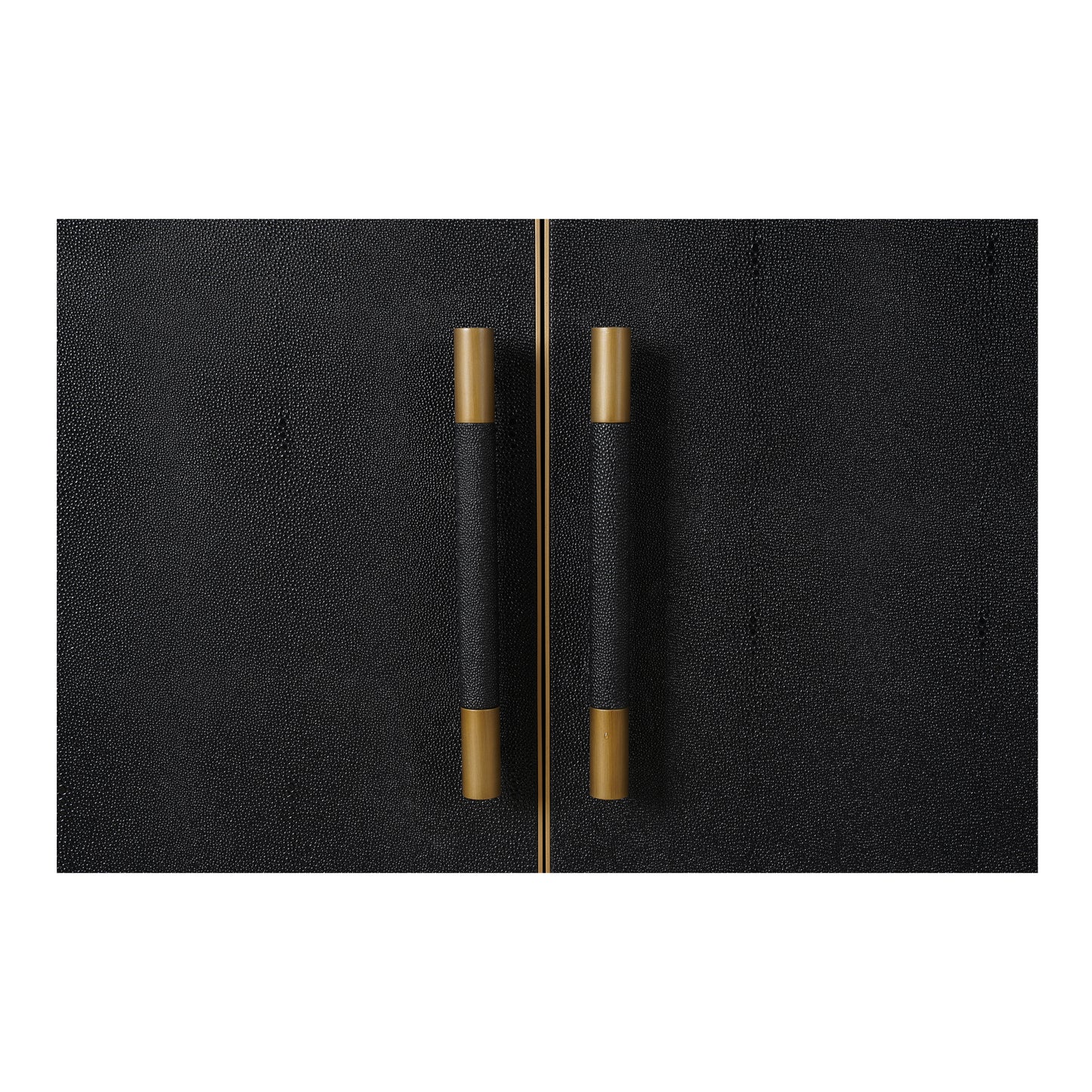 Moes Home Sideboards MAKO Black Art Deco Furniture