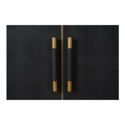 Moes Home Sideboards MAKO Black Art Deco Furniture