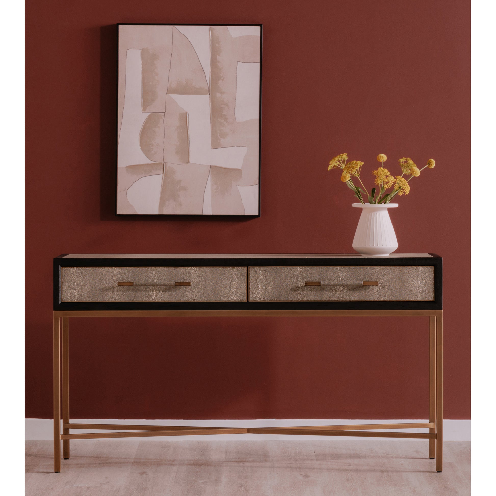 Moes Home Console Tables Mako Grey Art Deco Furniture
