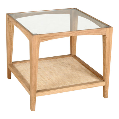 Moes Home Side Table Harrington Natural Rustic Furniture