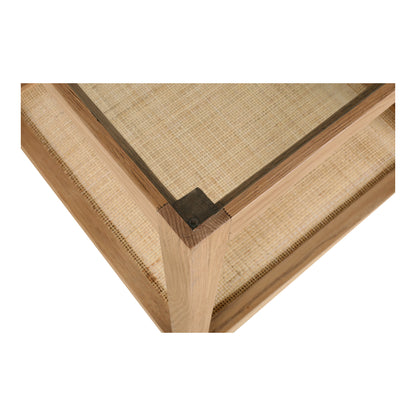 Moes Home Side Table Harrington Natural Rustic Furniture