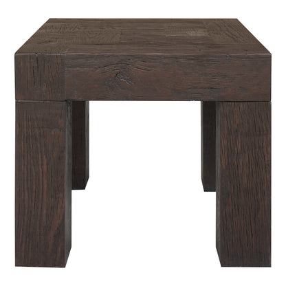 Moes Home Side Table Evander Brown Rustic Furniture
