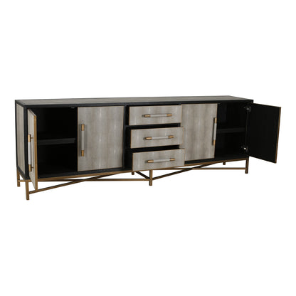 Moes Home Sideboards Mako Grey Art Deco Furniture