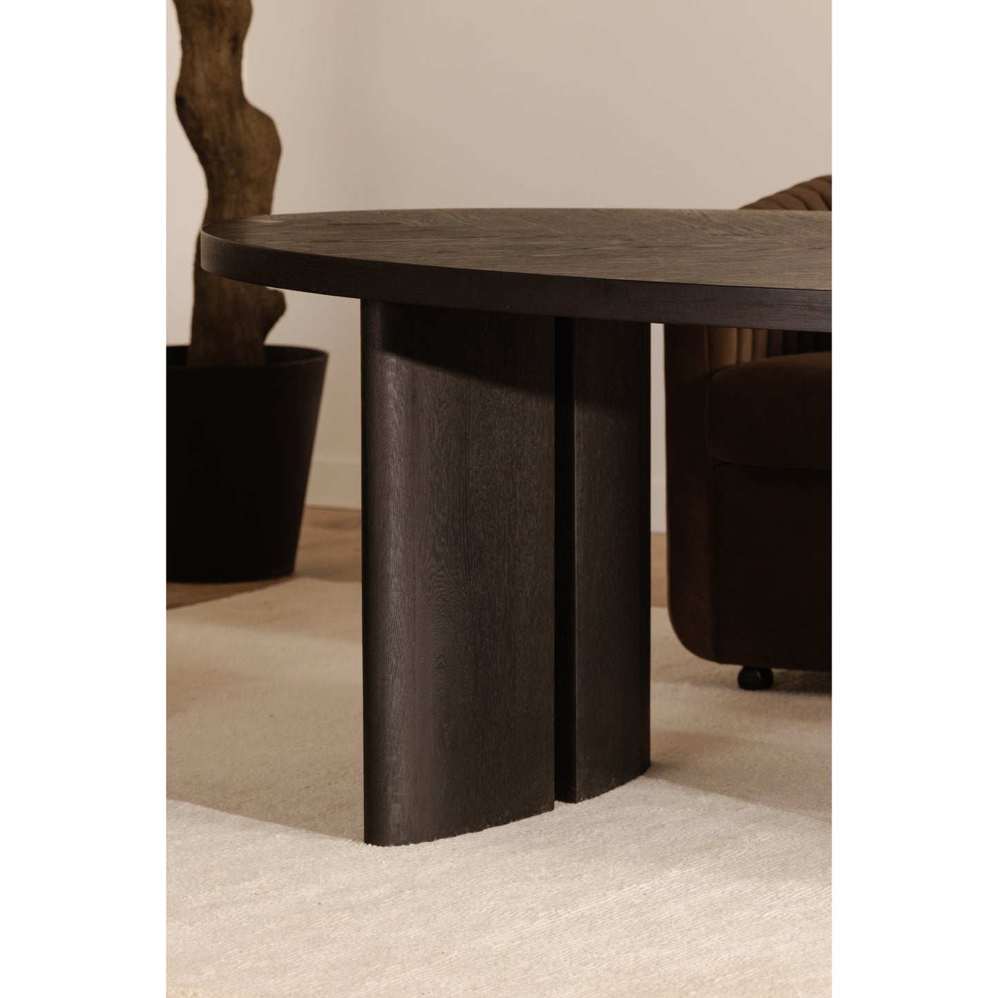 Moes Home Dining Tables WILLIAM Black Modern Furniture