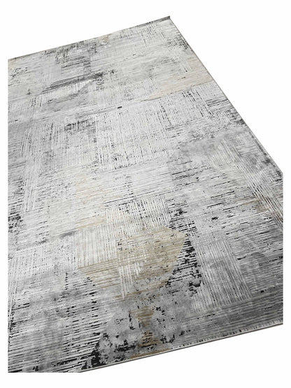 Artisan Venetian Charcoal Lt.Grey Machinemade Rug