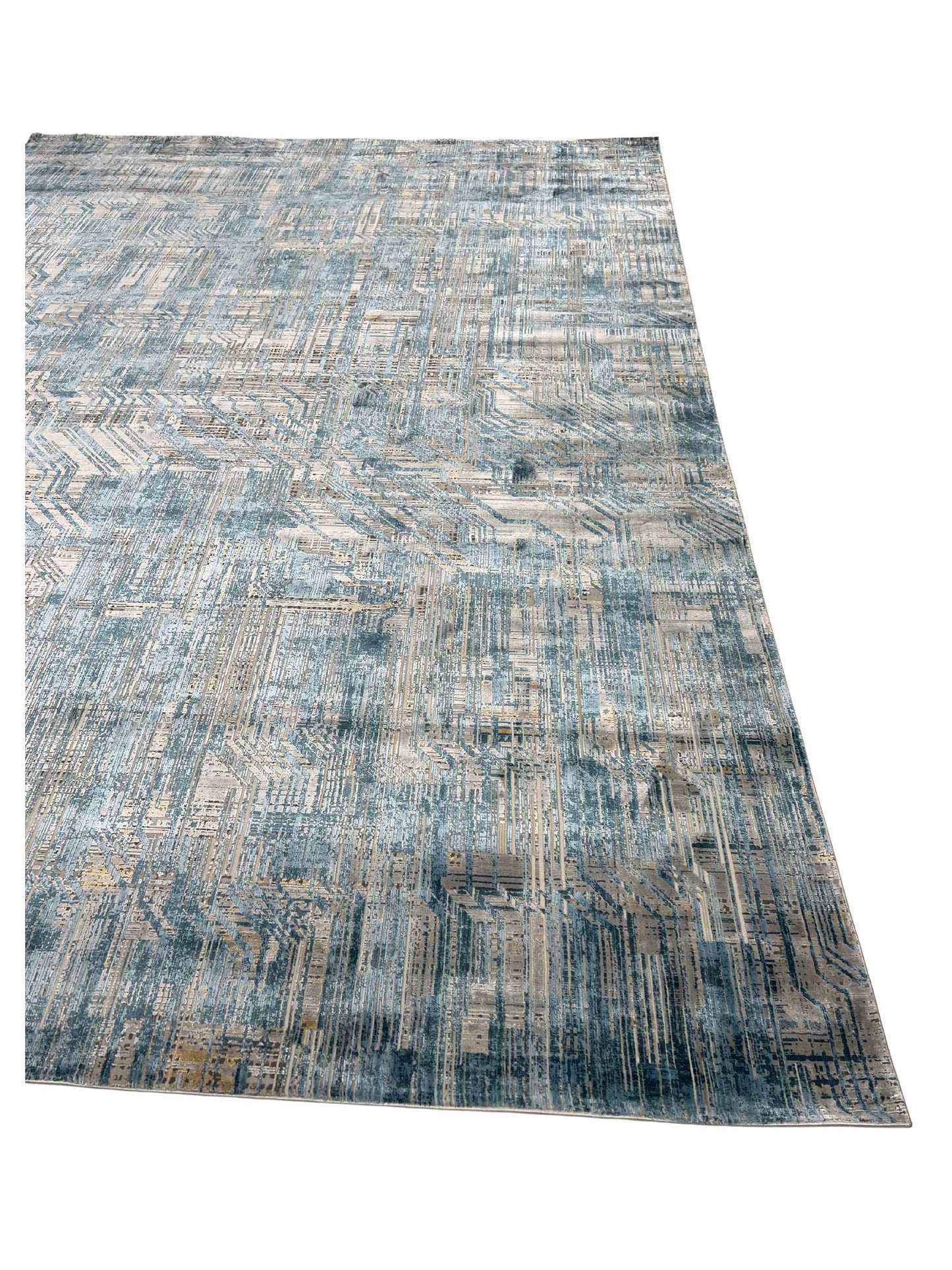 Artisan Venetian Blue Lt.Grey Machinemade Rug