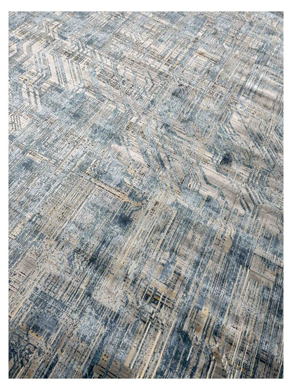 Artisan Venetian Blue Lt.Grey Machinemade Rug