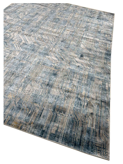 Artisan Venetian Blue Lt.Grey Machinemade Rug