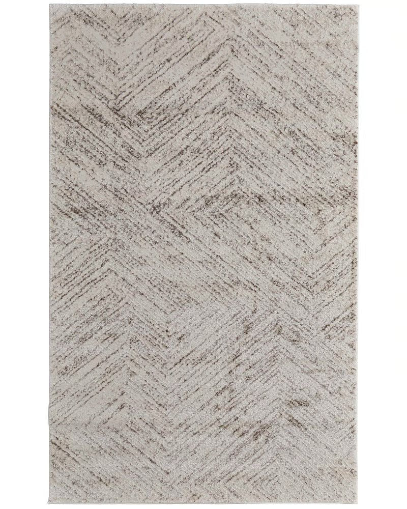 Feizy Vancouver 39NPF Beige Brown Modern/Industrial Rug - Rugs - Feizy - Atlanta Designer Rugs