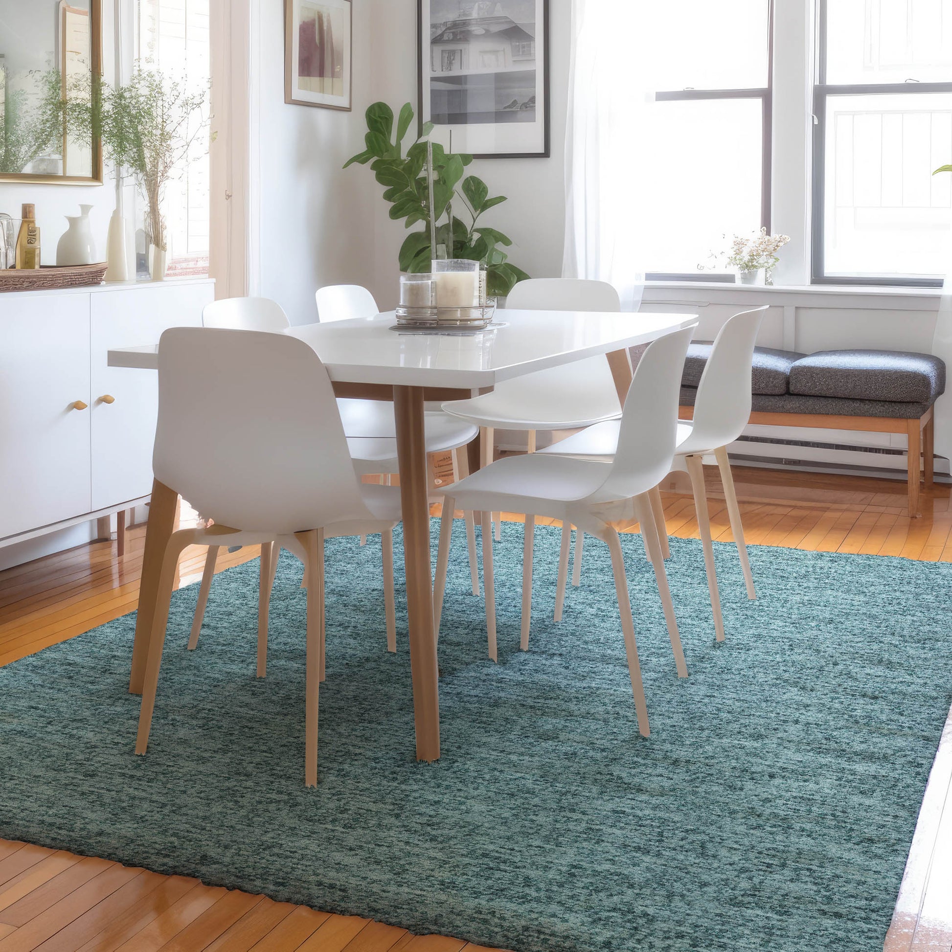 Dalyn Rugs Voyage  Teal  Transitional