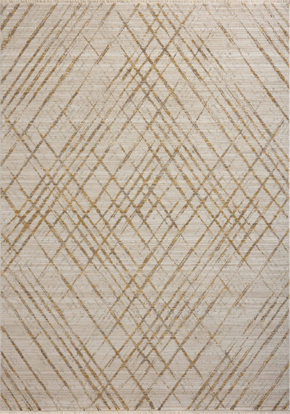 Loloi Wade  Beige Gold Contemporary