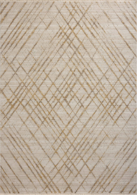 Loloi II Wade  Beige Gold Contemporary