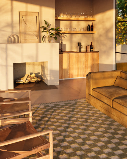 Momeni Willow  Green  Contemporary