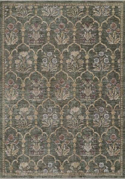 Momeni Wisteria  Green  Traditional