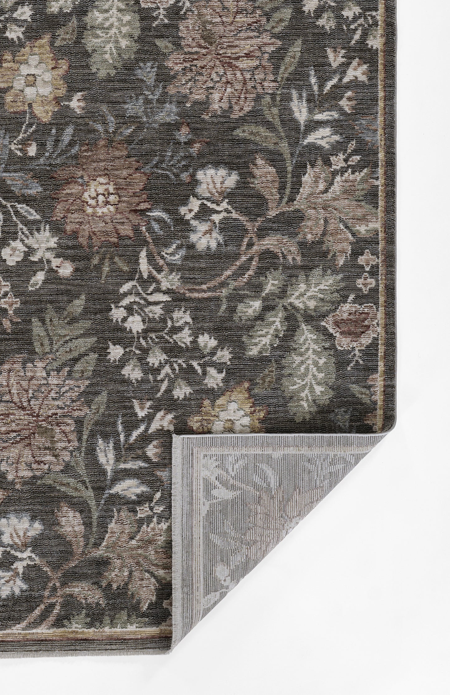 Momeni Wisteria  Charcoal  Traditional