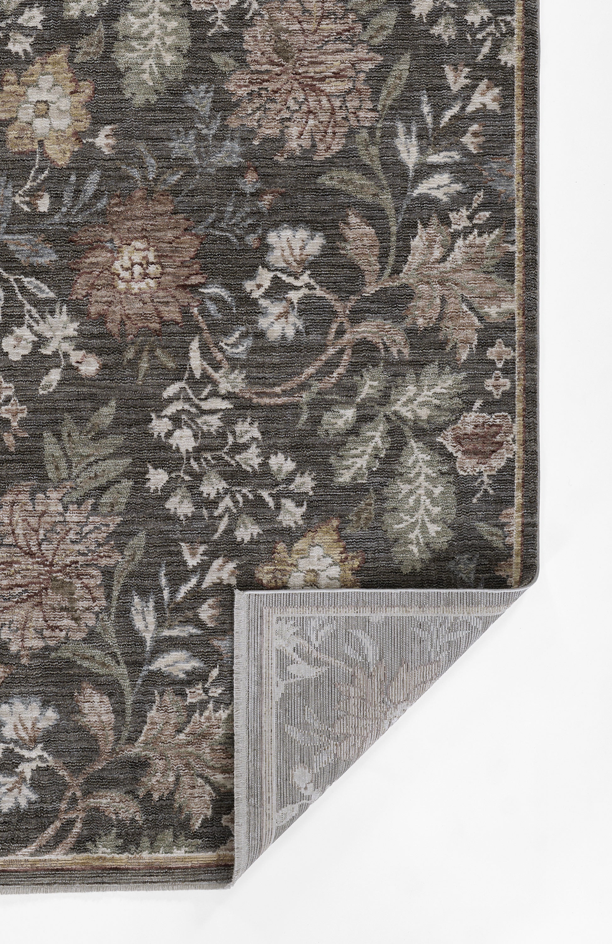 Momeni Wisteria  Charcoal  Traditional