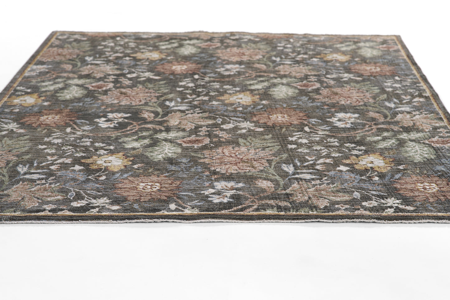 Momeni Wisteria  Charcoal  Traditional